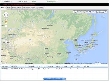 Tất cả Maps Web Based GPS Hệ thống theo dõi xe Hỗ trợ phần mềm Ngôn ngữ Multi